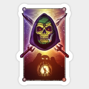 He-Powerful Skull Terror Sticker